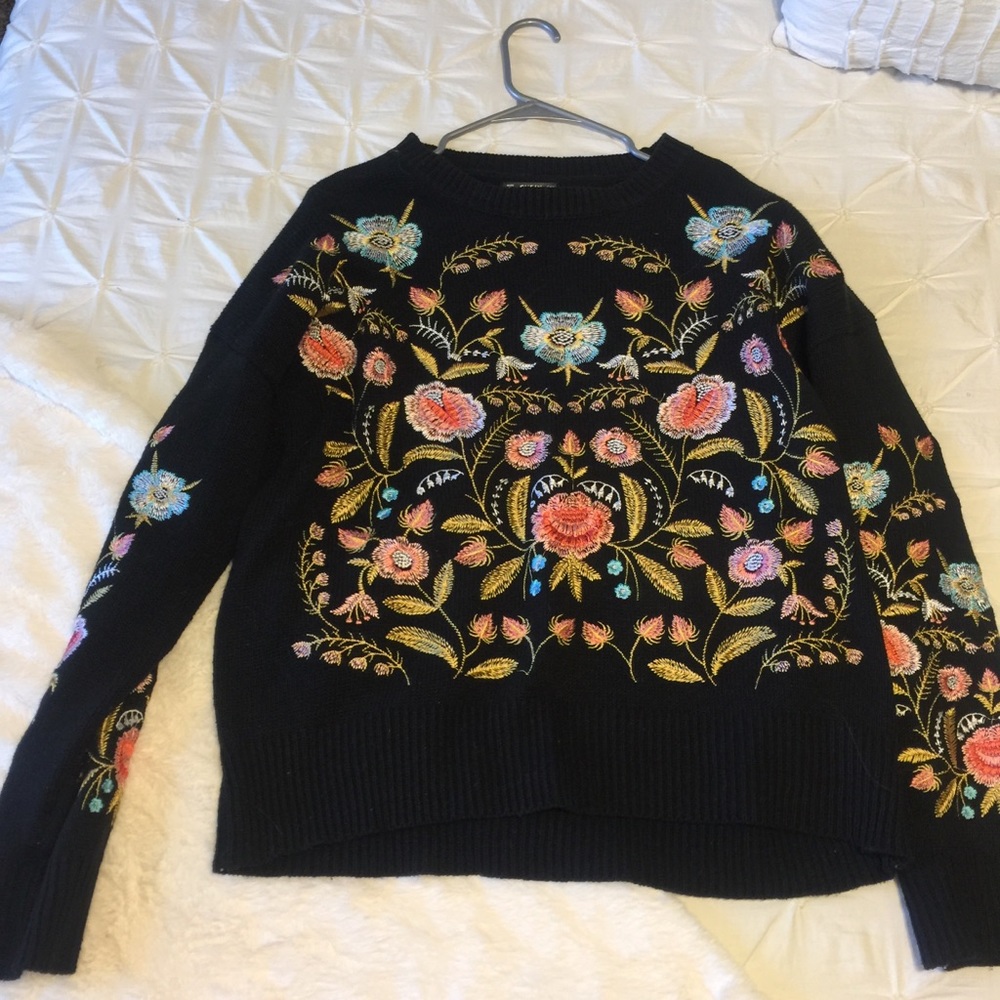 Floral Sweater